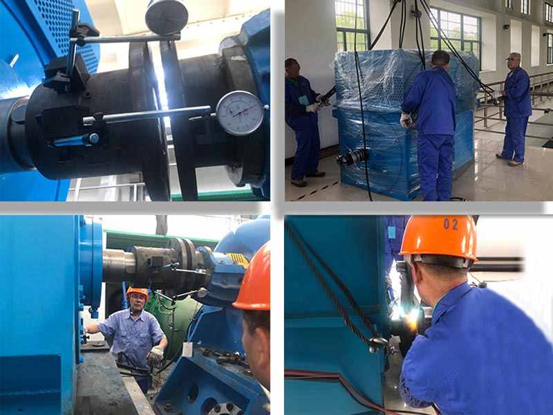 千島湖引水工程節(jié)能改造項目定制的高壓永磁電機（710KW-6極、400KW-8極）